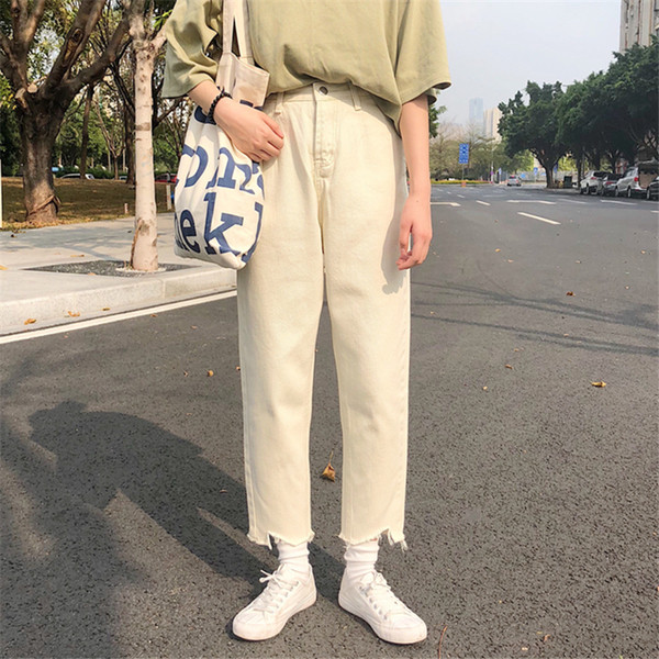 Alkalmi női magas derekú nadrág 9/10 hosszúsággal