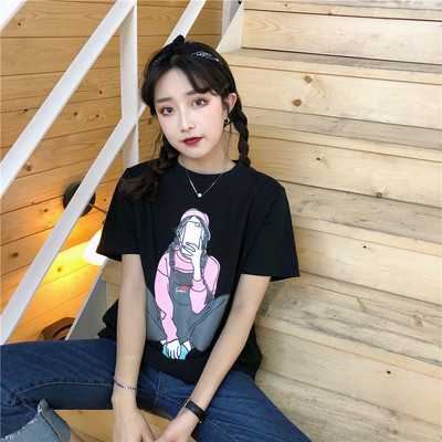 Καθημερινή γυναικεία κοντή μπλούζα με εφαρμογές - 3 χρώματα