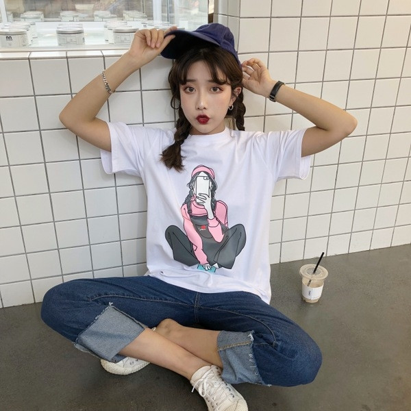 Καθημερινή γυναικεία κοντή μπλούζα με εφαρμογές - 3 χρώματα