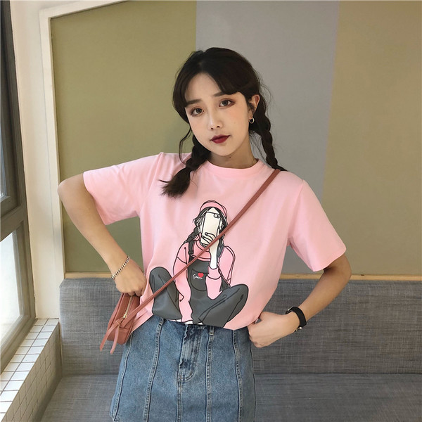 Καθημερινή γυναικεία κοντή μπλούζα με εφαρμογές - 3 χρώματα