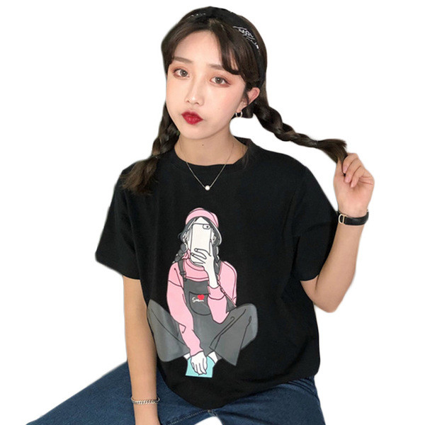 Καθημερινή γυναικεία κοντή μπλούζα με εφαρμογές - 3 χρώματα