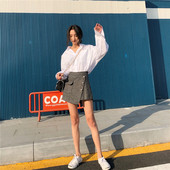 Stílusos alkalmi női szoknya - zsebes nadrág két színben