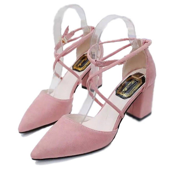 Női szandál két színben bokakötővel