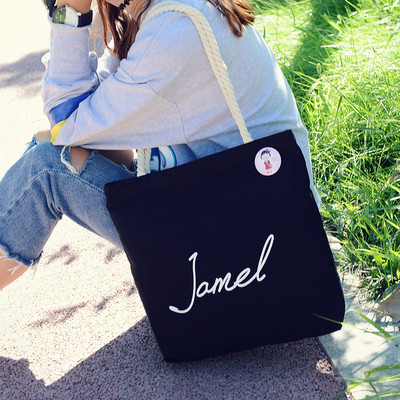 Geanta dama casual cu manere lungi si aplicatie - mai multe modele