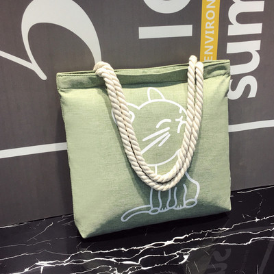 Geanta dama casual cu manere lungi si aplicatie - mai multe modele