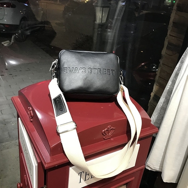 Casual γυναικεία τσάντα κυρίες με μακρά παχιά  λαβή σε μαύρο χρώμα