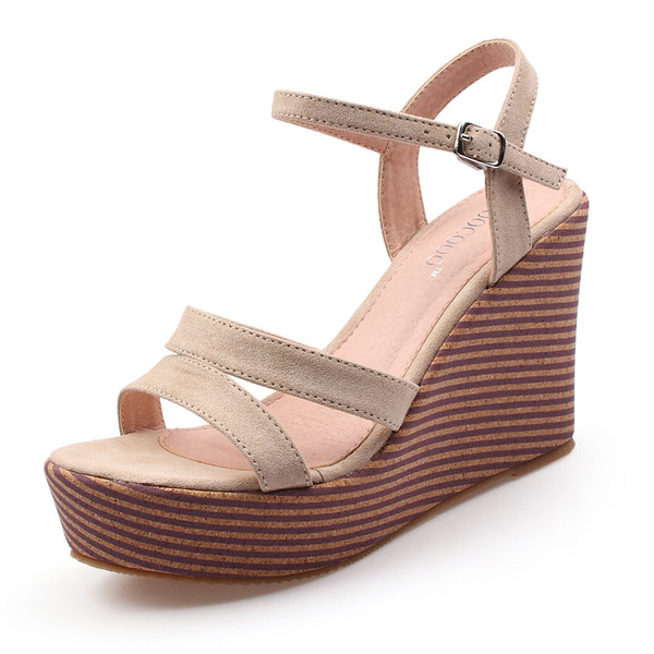 Női platformszandál pántokkal, három színben