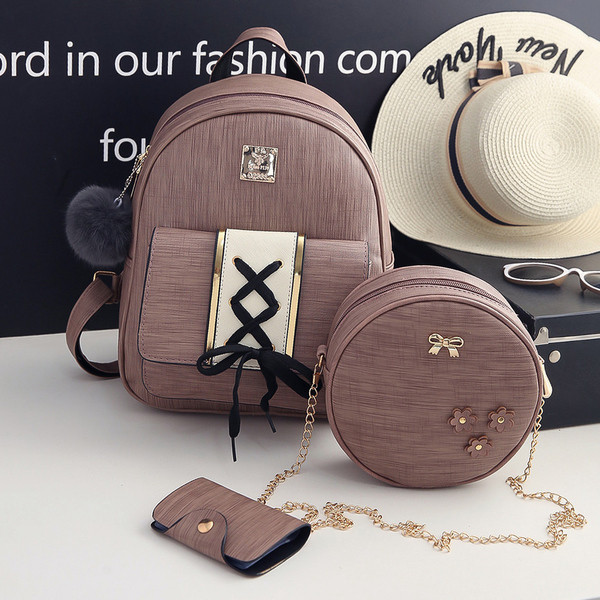 Set elegant pentru femei din trei părți în mai multe culori