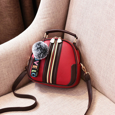 Κομψή μοντέρνα τσάντα για γυναίκες με μικρή και μακριά χειρολαβή σε διάφορα χρώματα