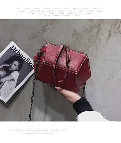 Μοντέρνα γυναικεία τσάντα με σχήμα κέλυφος σε διάφορα χρώματα