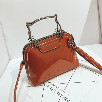 Κομψή μοντέρνα γυναικεία τσάντα με μακρά λαβή σε διάφορα χρώματα