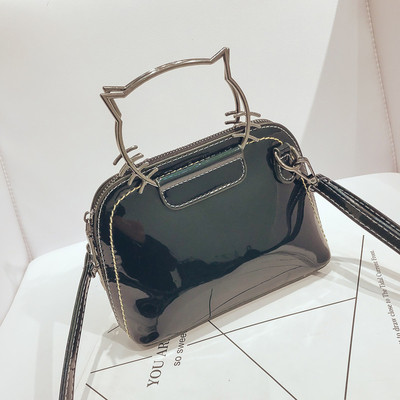 Κομψή μοντέρνα γυναικεία τσάντα με μακρά λαβή σε διάφορα χρώματα