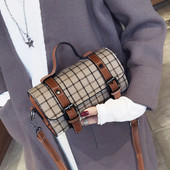 Stílusos női szövettáska hosszú füllel több színben