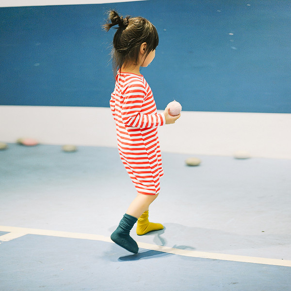 Καθημερινό παιδικό φόρεμα για κορίτσια με μακριά μανίκια