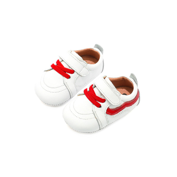 Κομψά, unisex παιδικά παπούτσια κατάλληλα για τη καθημερινή ζωή με κορδόνια και λουράκια βελκρό σε τρία χρώματα