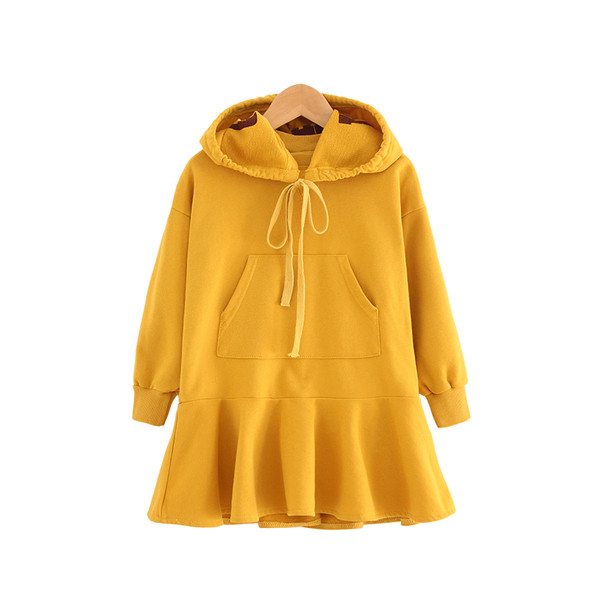 Gyermek sportruha nagy, feliratos kapucnival és elülső zsebbel