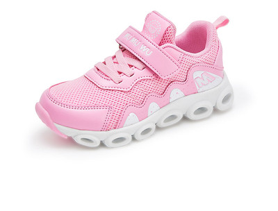 Αθλητικά παιδικά πάνινα παπούτσια για κορίτσια και αγόρια με υψηλή και ενδιαφέρουσα σόλα σε τρία χρώματα