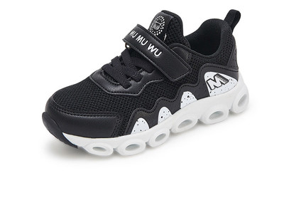 Αθλητικά παιδικά πάνινα παπούτσια για κορίτσια και αγόρια με υψηλή και ενδιαφέρουσα σόλα σε τρία χρώματα