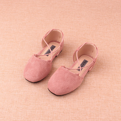 Stílusos keresztkötős gyerekszandál lányoknak, zárt modell több színben