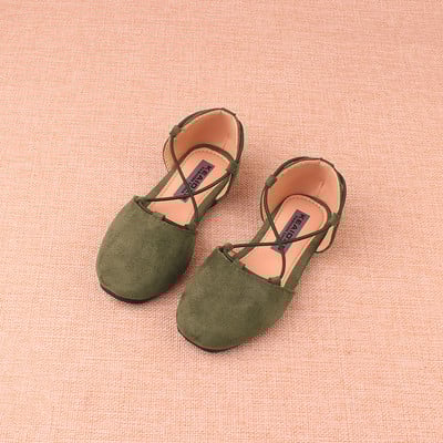 Stílusos keresztkötős gyerekszandál lányoknak, zárt modell több színben