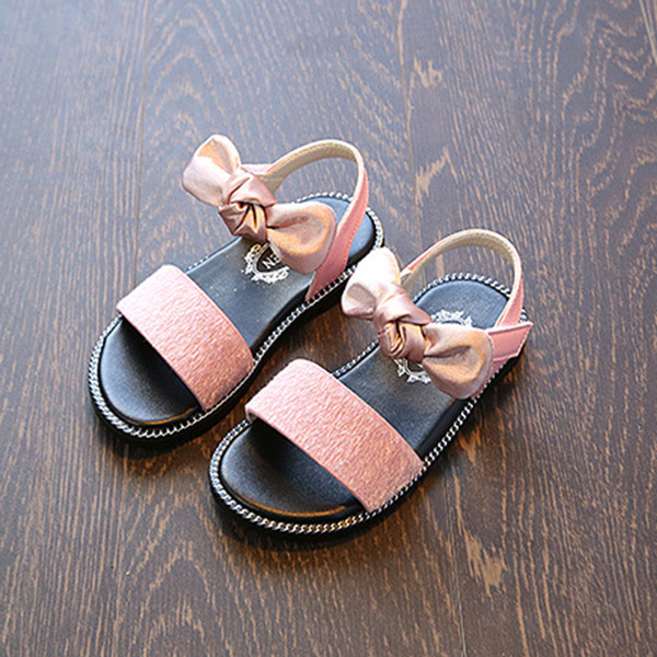 Sandale elegante pentru copii cu panglică pentru fete - două modele