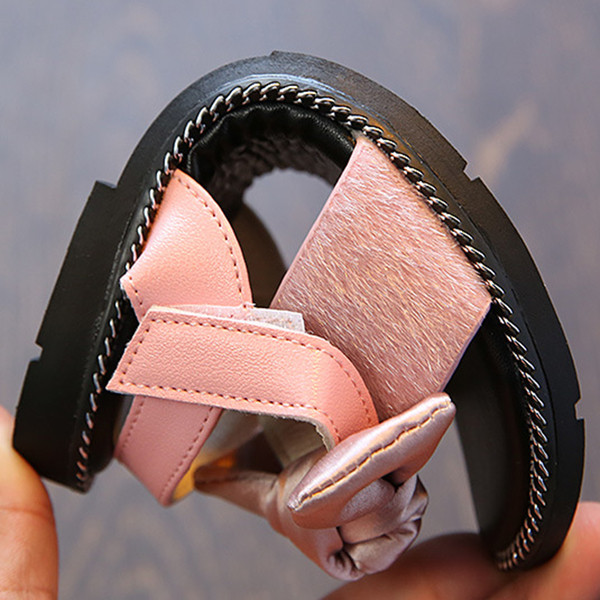 Sandale elegante pentru copii cu panglică pentru fete - două modele