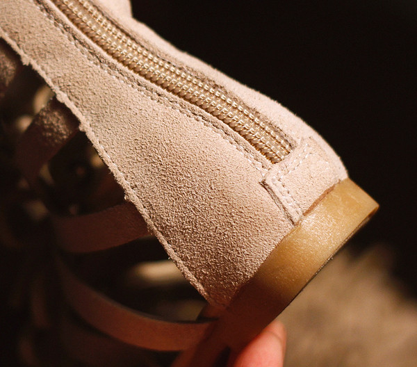 Κομψά σανδάλια για κορίτσια με κορδέλες ρωμαϊκού στυλ - τρία χρώματα