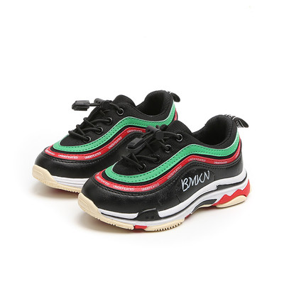 Τρέχοντα παιδικά αθλητικά παπούτσια unisex με κορδόνια και ψηλή σόλα σε διάφορα χρώματα