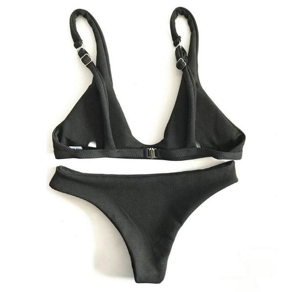 Stílusos egyszerű fürdőruha hölgyeknek három színben