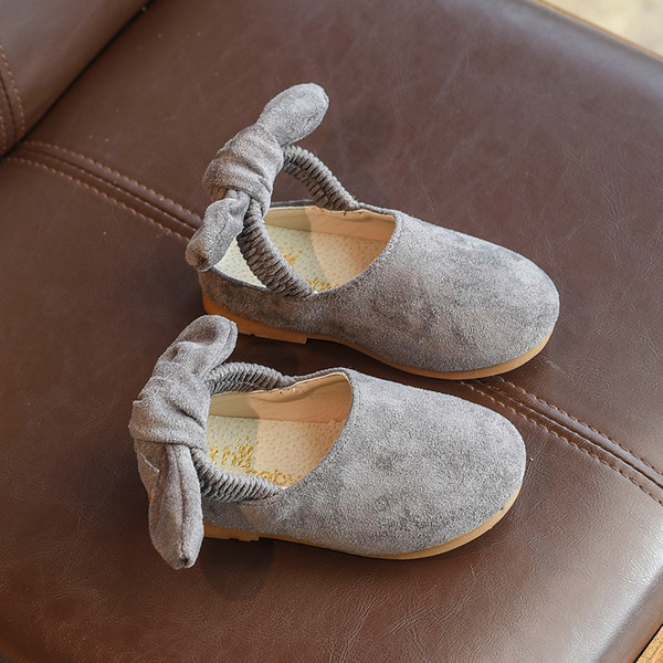 Egyszerű tavaszi gyerek alkalmi cipő lányoknak három színben szalaggal