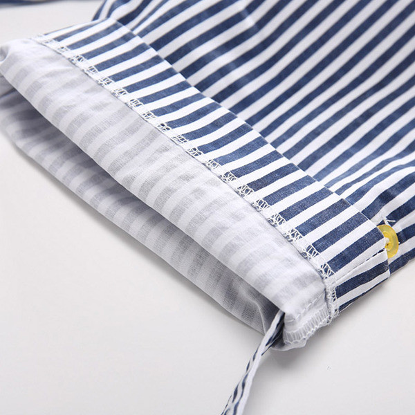 Set copii pentru baieti in doua parti - tricou si pantaloni in dungi