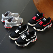 Αθλητικά παιδικά πάνινα παπούτσια για αγόρια και κορίτσια με ψηλά πέλματα σε τρία χρώματα