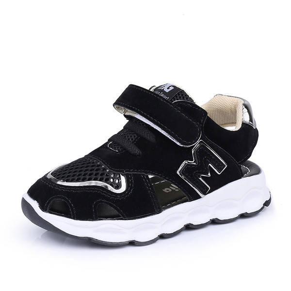 Αθλητικά - casual σανδάλια κλειστό μοντέλο unisex - γκρι, μαύρο και ροζ χρώμα