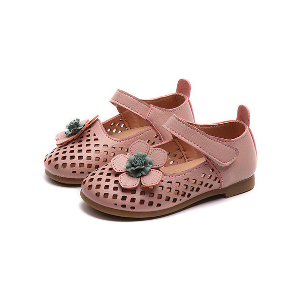 Καθημερινά παιδικά σανδάλια floral μοτίβο κλειστό μοτίβο σε δύο χρώματα