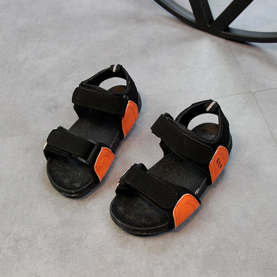 Unisex Casual Sπαιδικά σανδάλια - Γκρι, Πορτοκαλί και Ροζ χρώμα