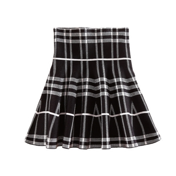 Magas derekú, szabadidős gyermekszoknya két színben