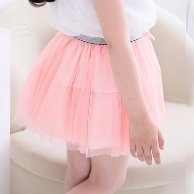 Pecsétes gyerekszoknya világos színekben, béléssel és szalagos elemmel