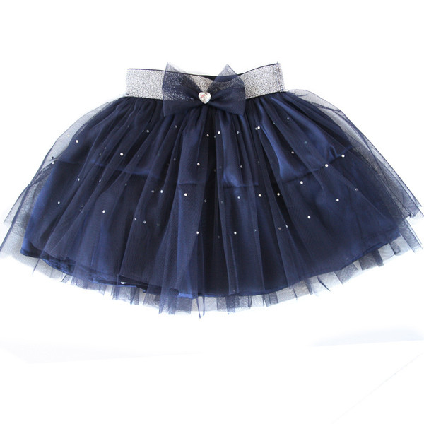 Pecsétes gyerekszoknya világos színekben, béléssel és szalagos elemmel