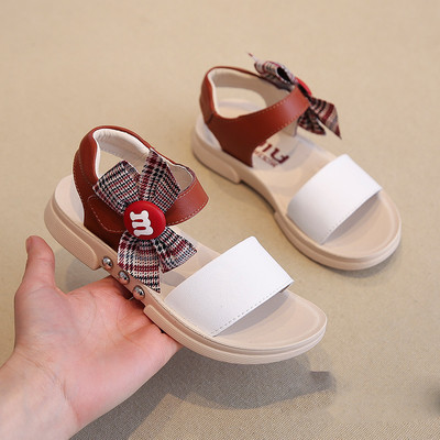 Alkalmi gyerekszandál szalaggal lányoknak három színben