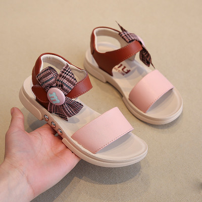 Alkalmi gyerekszandál szalaggal lányoknak három színben