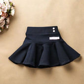 Φούστα για κορίτσια με κουμπιά  και κορδέλα