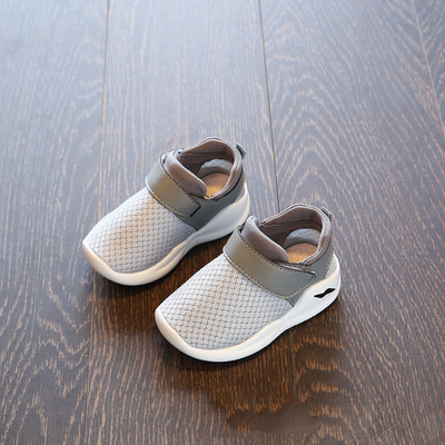 Άνετα παιδικά αδιάβροχα αναπνεύσιμα πάνινα παπούτσια χωρίς κορδόνια σε τρία χρώματα, δύο μοντέλα