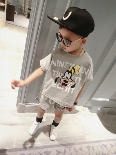 Set sport pentru copii zilnic pentru baieti in doua culori