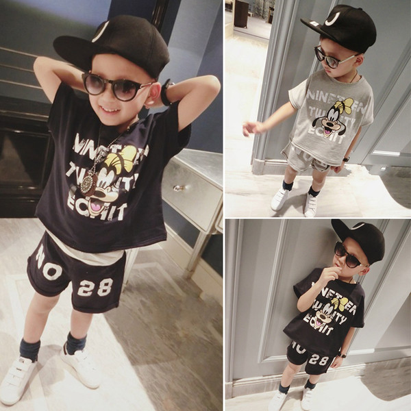 Set sport pentru copii zilnic pentru baieti in doua culori