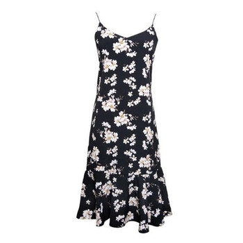 Γυναικείο αθλητικό φόραμα  με μακριά μανίκια με λεπτές λουρίδες με floral print