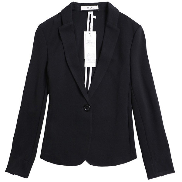 Sportos-elegáns rövid női kabát fekete és kék színben