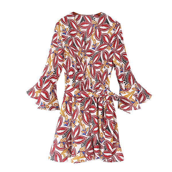 Lezser nyári női jumpsuit szabad fazonban 3/4-es ujjal