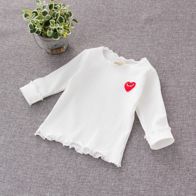 Παιδικό T-shirt για κορίτσια με μακριά μανίκια σε φωτεινά χρώματα με διαφορετικές εκτυπώσεις