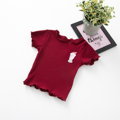 Παιδικό T-shirt για κορίτσια με μακριά μανίκια σε φωτεινά χρώματα με διαφορετικές εκτυπώσεις