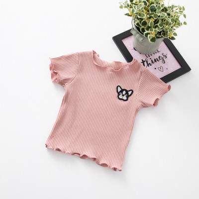 Παιδικό T-shirt για κορίτσια με μακριά μανίκια σε φωτεινά χρώματα με διαφορετικές εκτυπώσεις